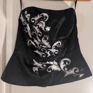 Black House White Market sleeveless corset top